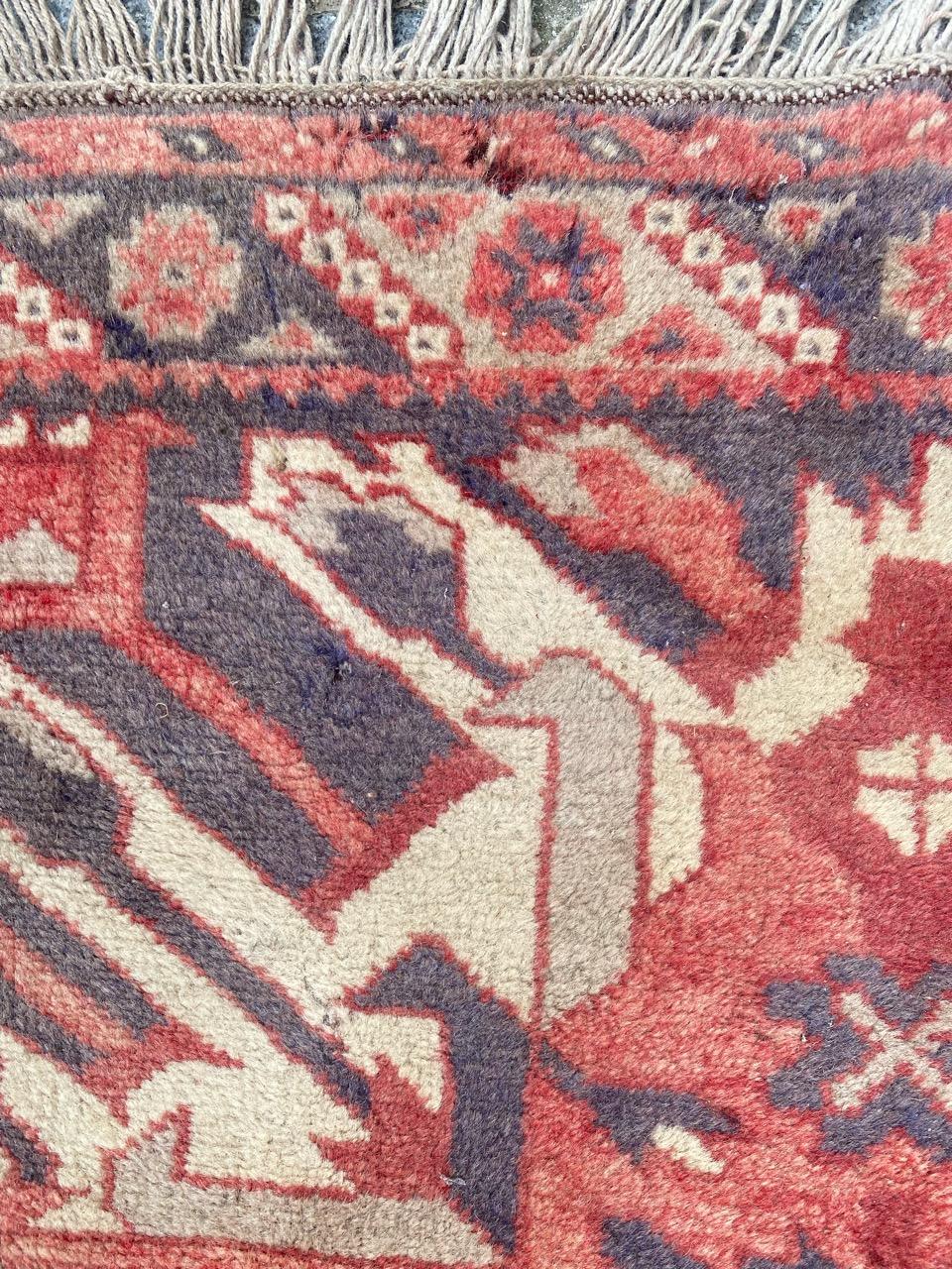 Bobyrug's Vintage Türkischer Teppich (Wolle) im Angebot