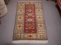 Vintage Turkish Rug Hand-Knotted