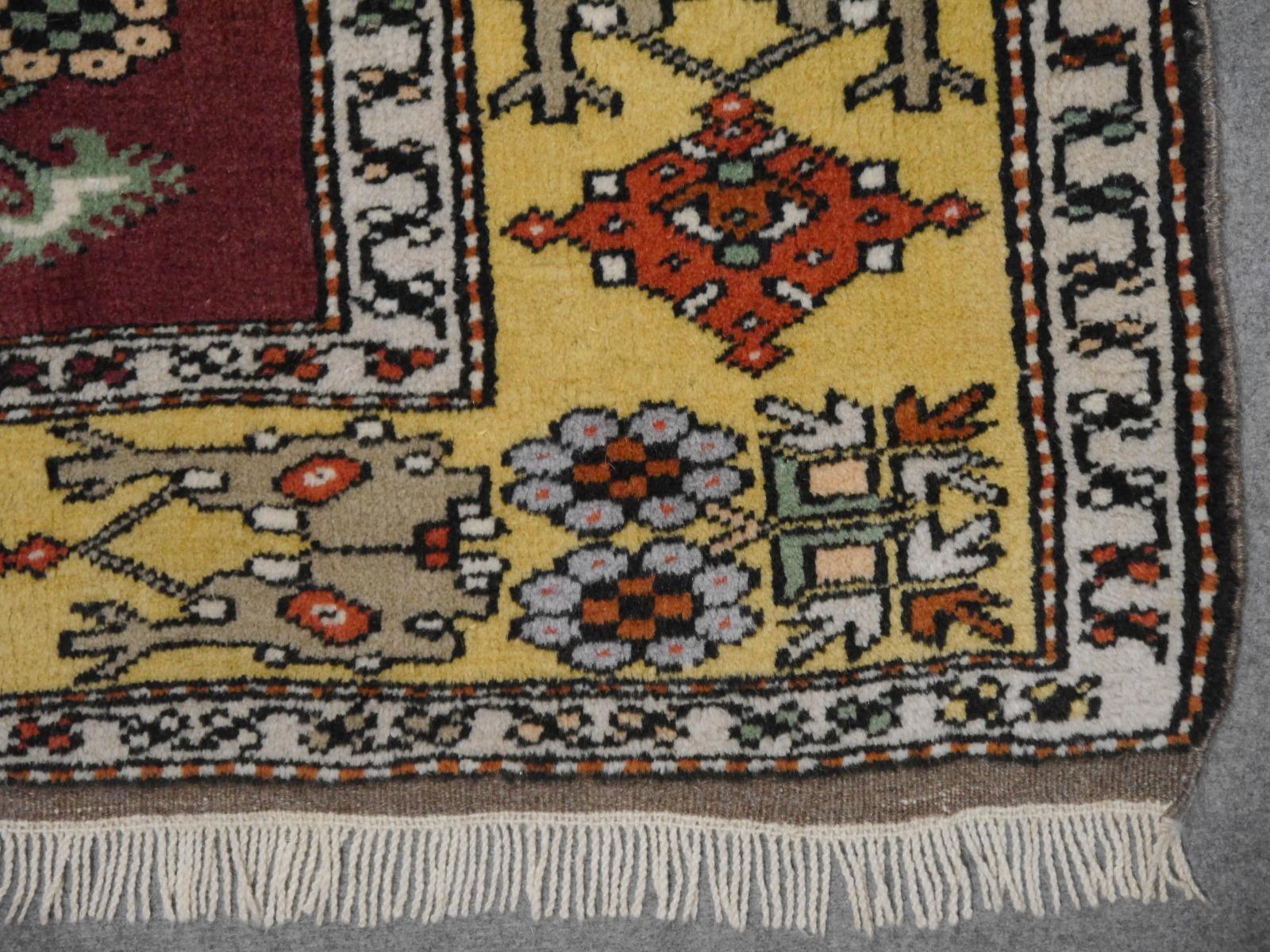Türkischer Teppich, handgeknüpft, Vintage im Zustand „Hervorragend“ im Angebot in Lohr, Bavaria, DE