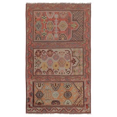 Tappeto turco vintage in rosa con medaglioni Anadolu Saf - Rug
Kilim