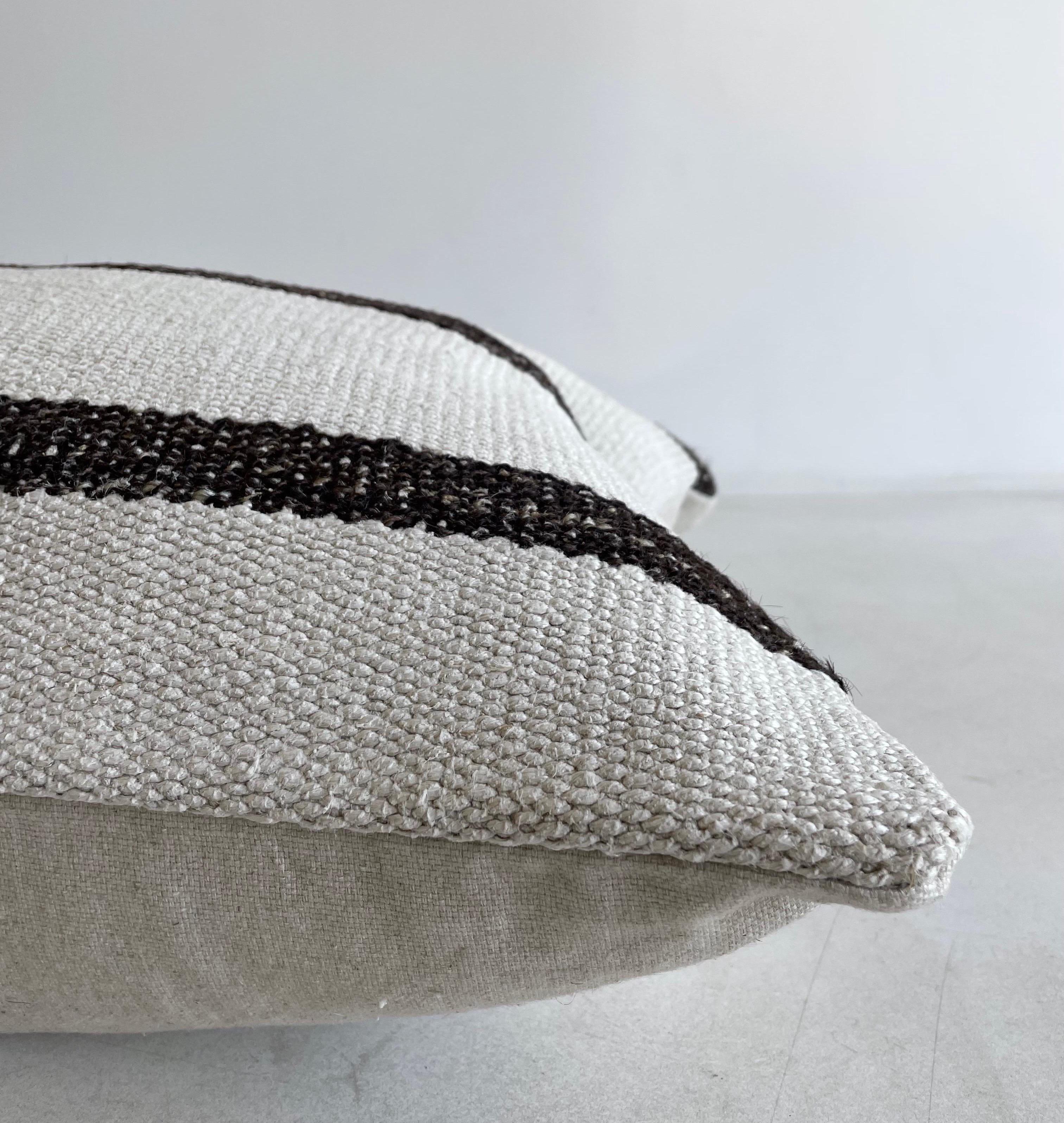 Coussin lombaire turc vintage avec insert en duvet en vente 1