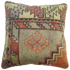 Vintage Turkish Rug Pillow