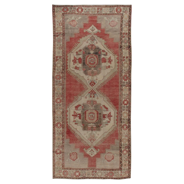 Vintage Turkish Rug Runner 5'8x12' For Sale at 1stDibs