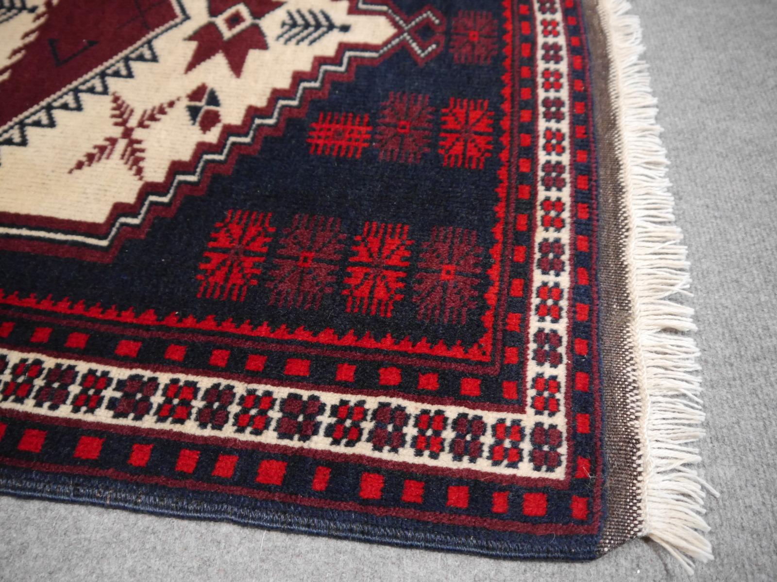 20th Century Vintage Turkish Rug Slightly Worn Distressed Industrial Look Hand-Knotted For Sale