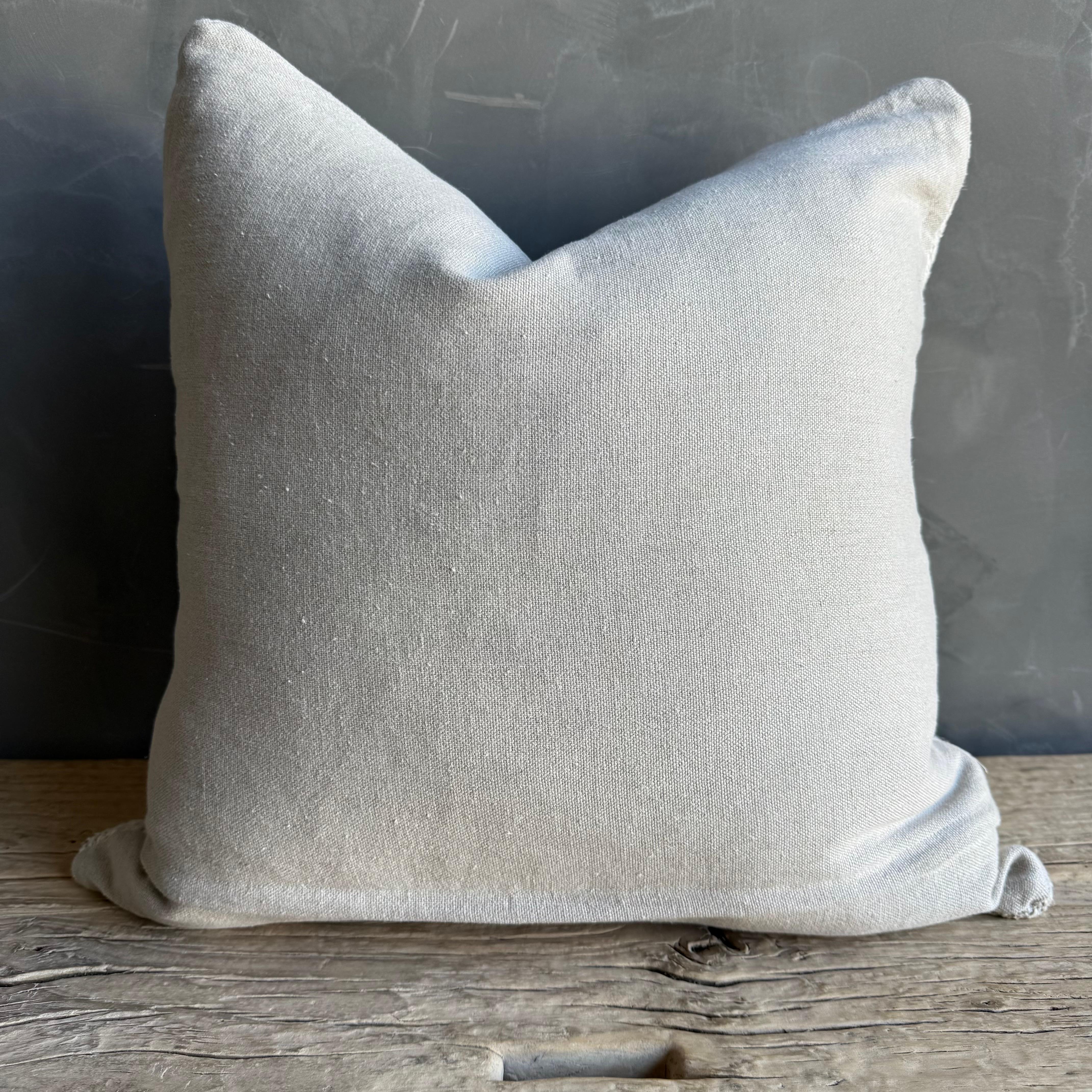 Cotton Vintage Turkish Rug Style Pillow with Stripes Down Insert Included For Sale