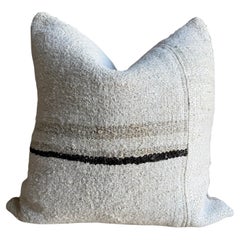 Vintage Turkish Rug Style Pillow with Stripes Down Insert Included