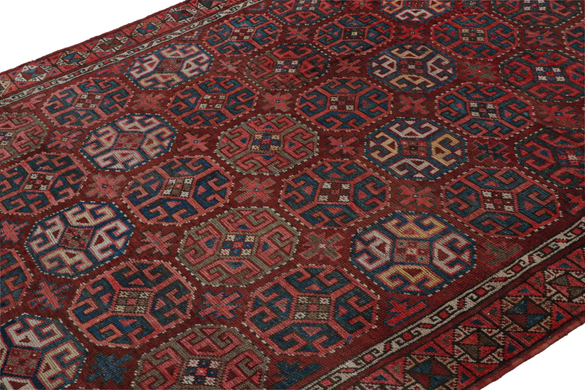 Vintage Turkish Rug, with All-Over Geometric Patterns, from Rug & Kilim In Good Condition For Sale In Long Island City, NY