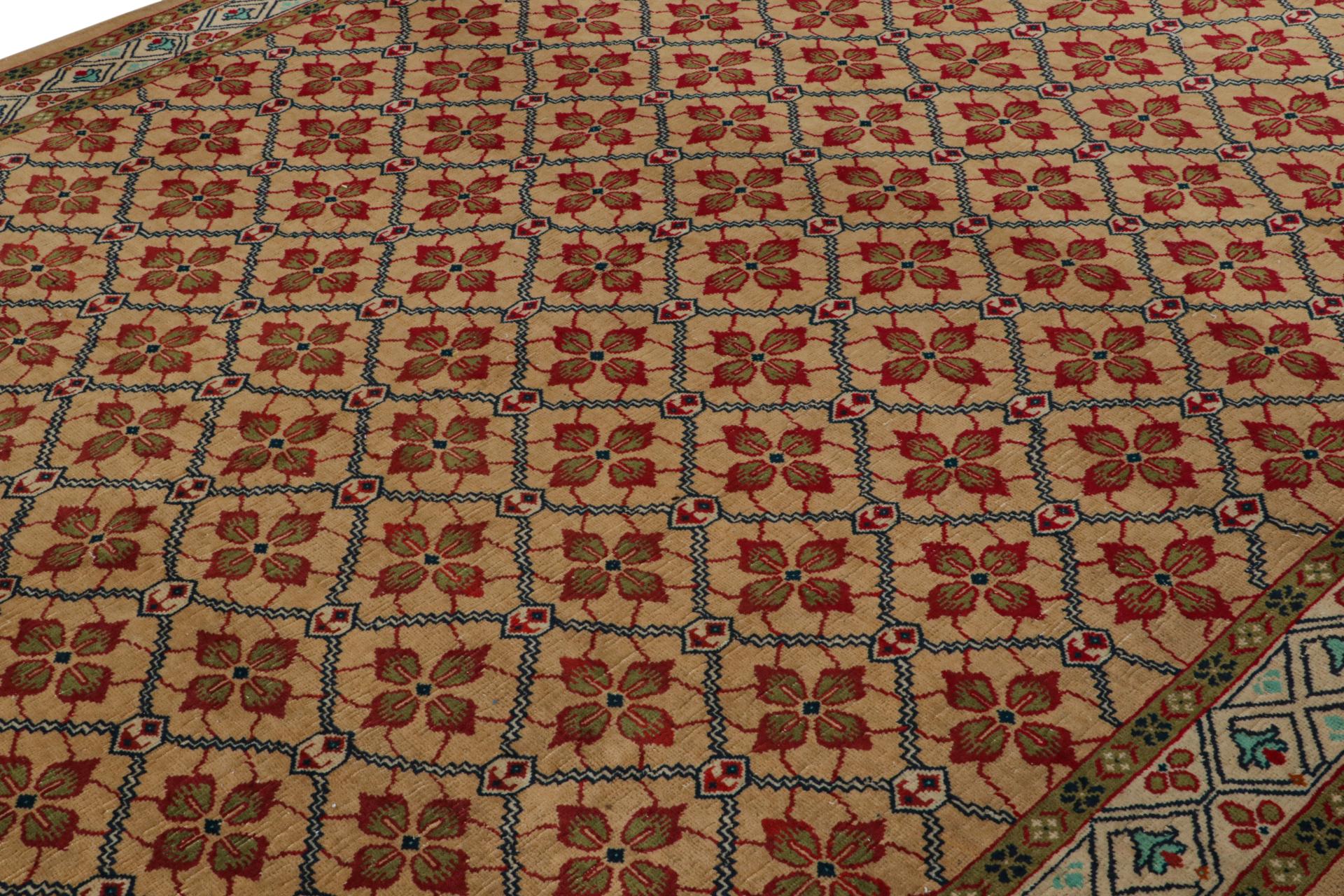 Vintage Turkish Rug, with All-Over Geometric Patterns, from Rug & Kilim In Good Condition For Sale In Long Island City, NY