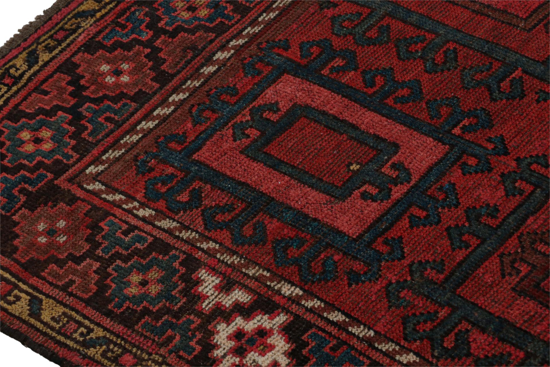 Late 20th Century Vintage Turkish Rug, with All-Over Geometric Patterns, from Rug & Kilim For Sale