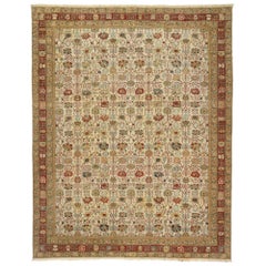 Vintage Turkish Rug with Arts & Crafts Style Inspired by William Morris