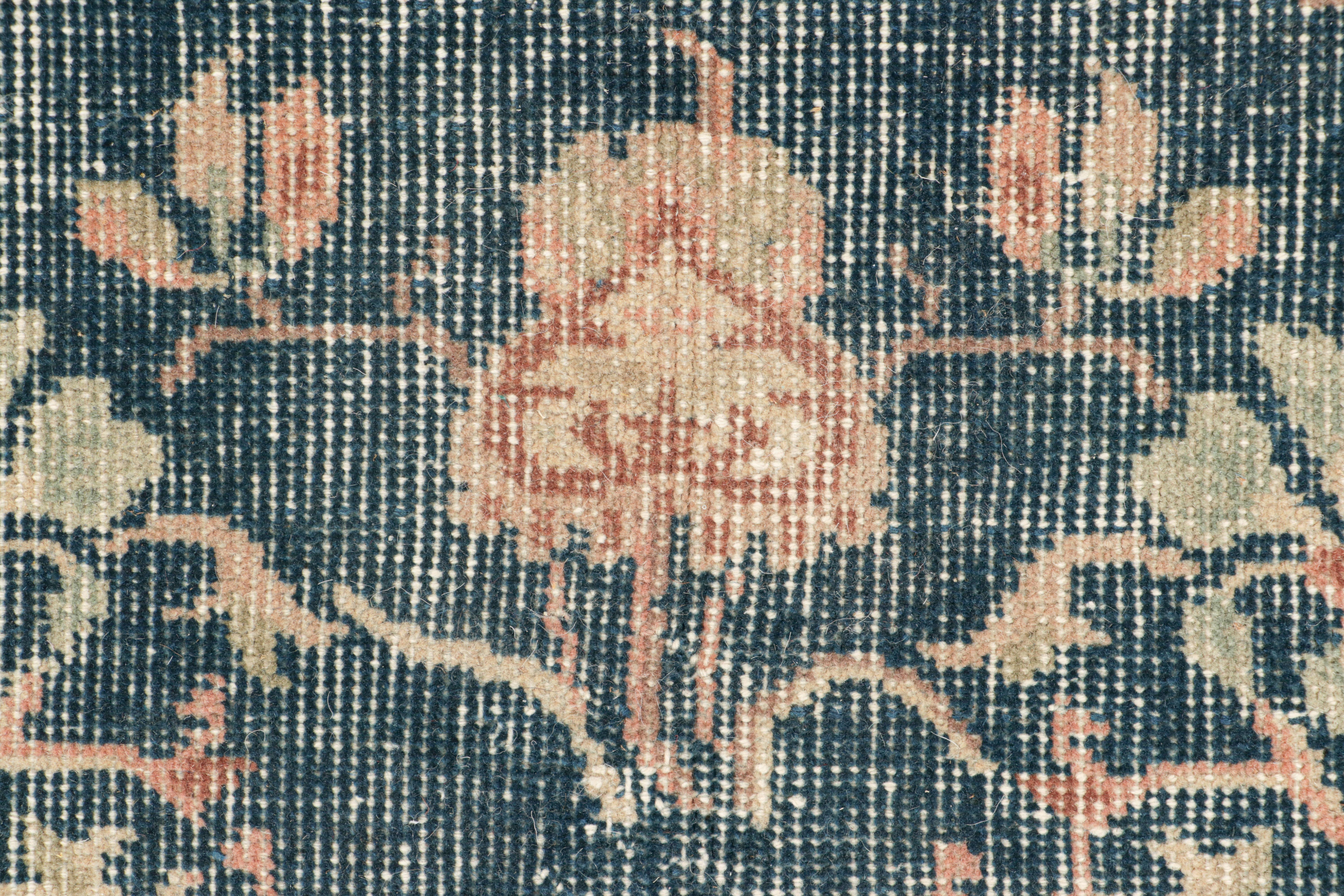 Hand-knotted in wool, this 4x7 vintage Turkish rug in green, circa 1960-1970, is a unique addition to the Vintage Collection from Rug & Kilim—a curation of rare vintage rugs believed to hail from Turkish artist Zeki Müren.  

On the Design: