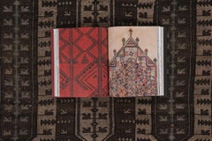 Vintage Turkish Rug with Geometric Patterning in Earthy Tones - Rug & Kilim