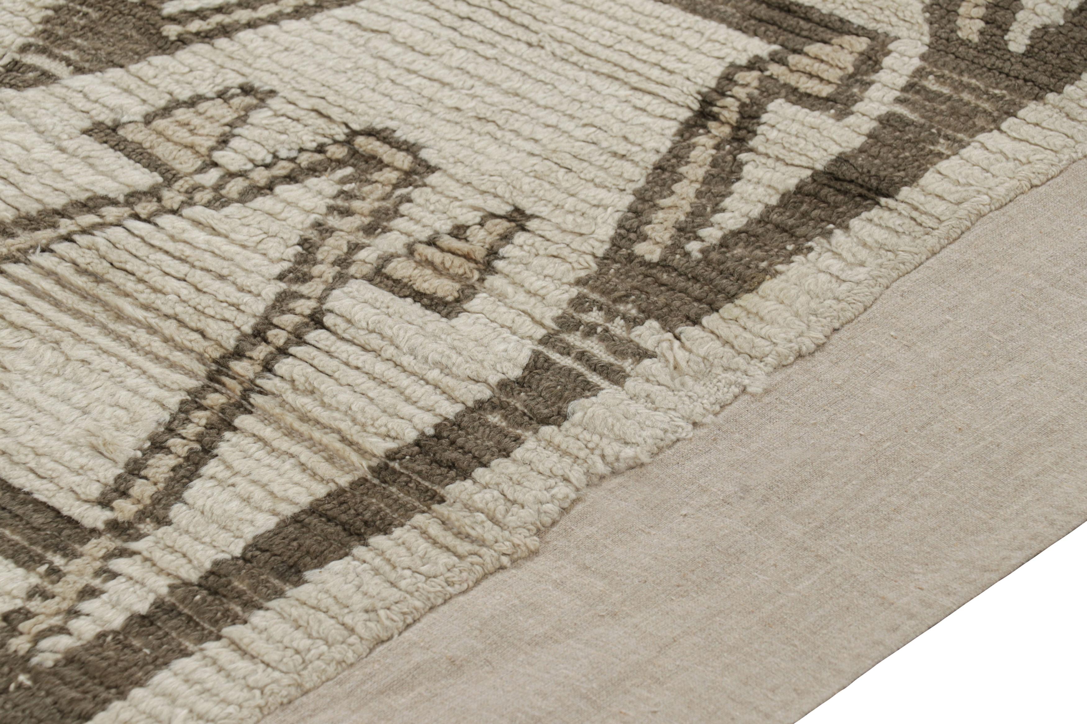Fine XX secolo Tappeto turco vintage con motivi geometrici di Rug & Kilim in vendita