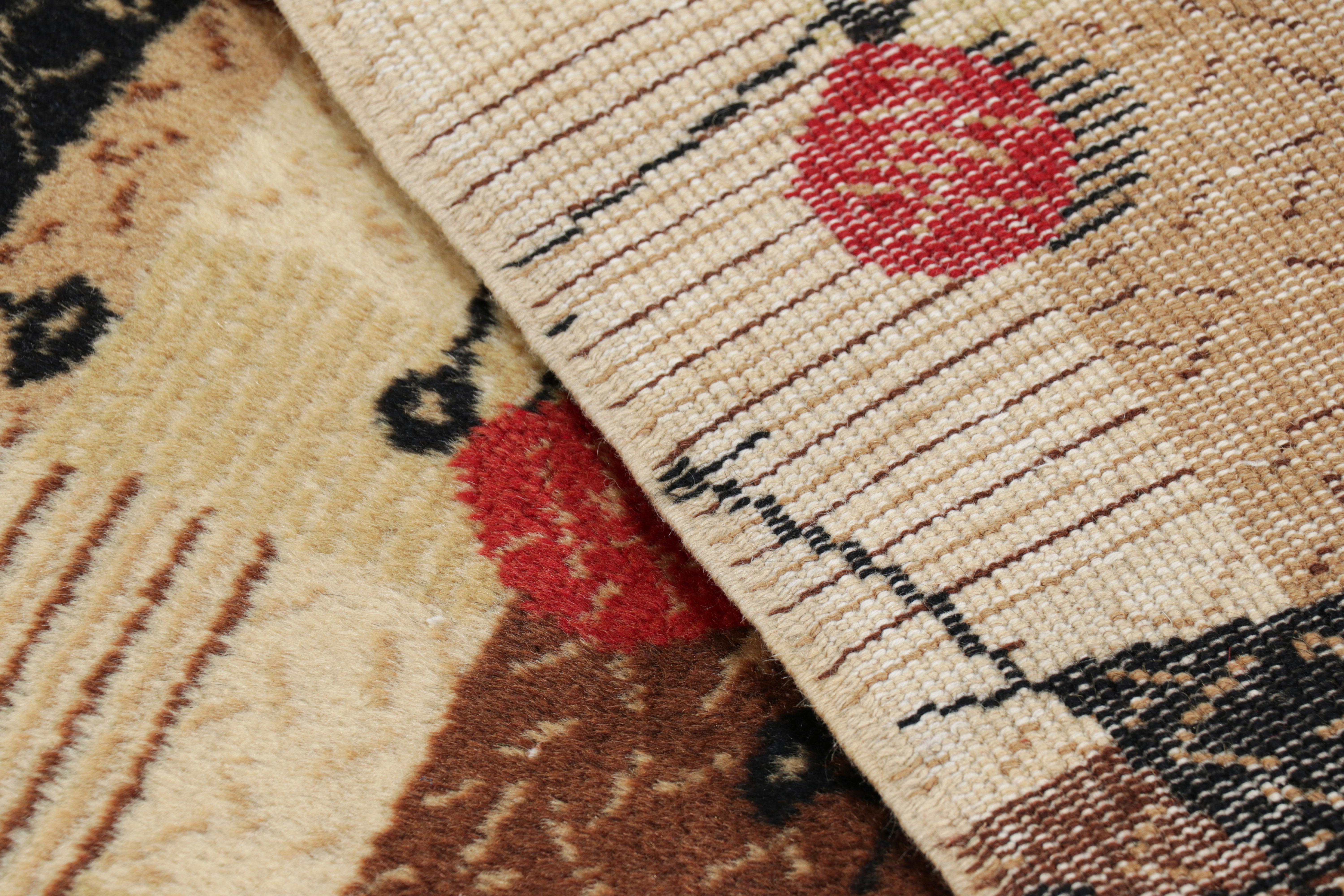 Vintage Turkish Rug with Polychromatic Geometric Patterns, from Rug & Kilim For Sale 1