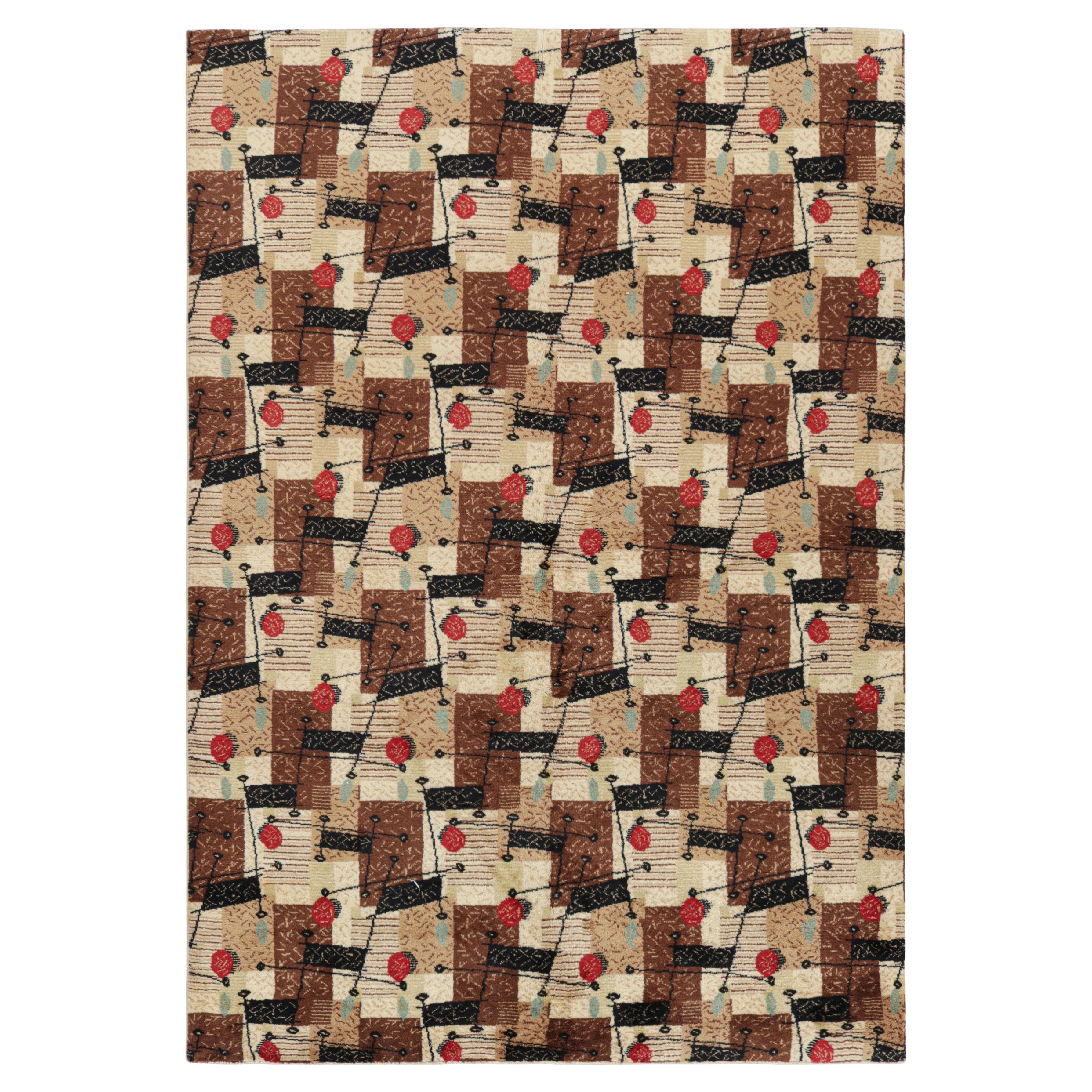 Vintage Turkish Rug with Polychromatic Geometric Patterns, from Rug & Kilim
