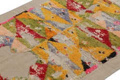 Vintage Turkish Rug with Polychromatic Geometric Patterns  Rug & Kilim