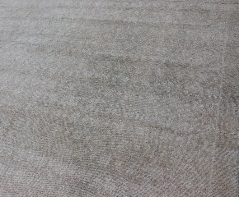 Vintage Turkish Rug with Small-Scale Repeating Pattern and Modern ...