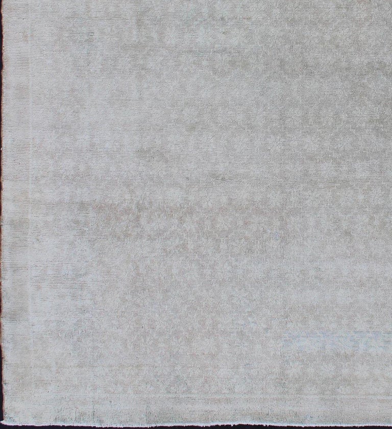 Vintage Turkish Rug with Small-Scale Repeating Pattern and Modern ...