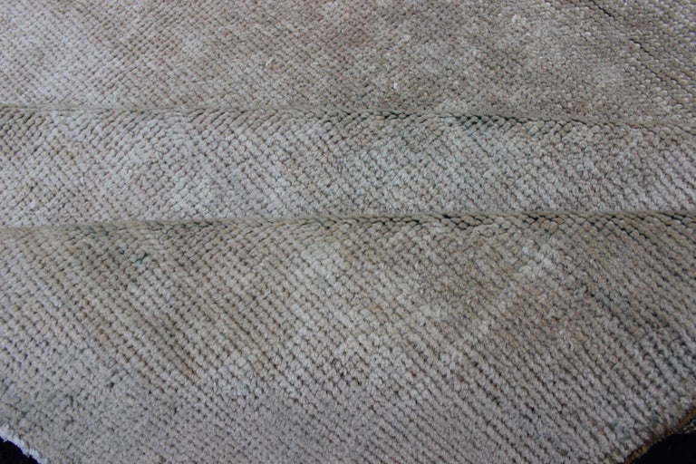 Vintage Turkish Rug with Small-Scale Repeating Pattern and Modern ...