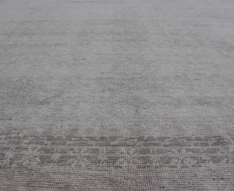 Vintage Turkish Rug with Small-Scale Repeating Pattern and Modern ...