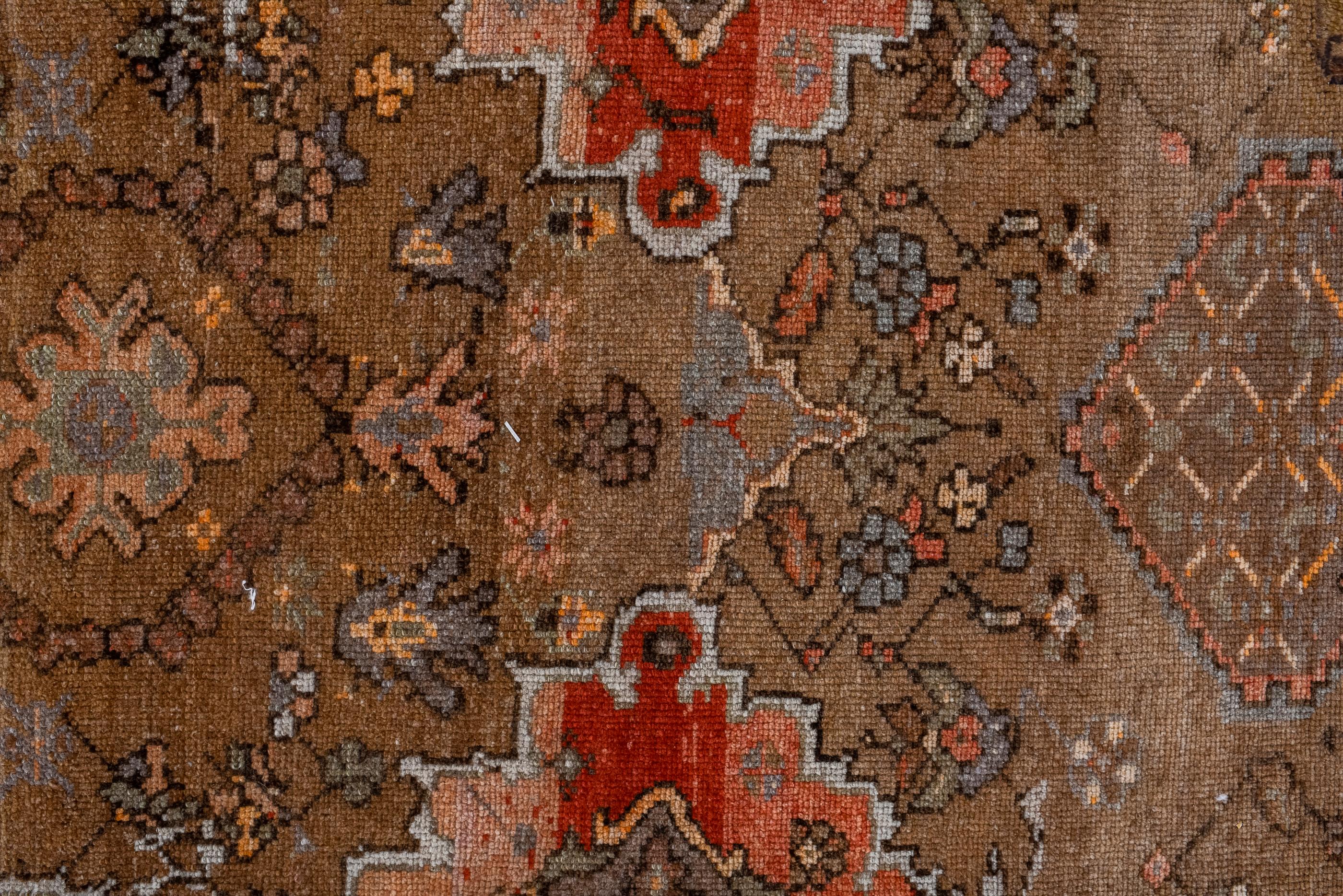 Vintage Turkish Rug with Warm Coloring  In Good Condition For Sale In New York, NY