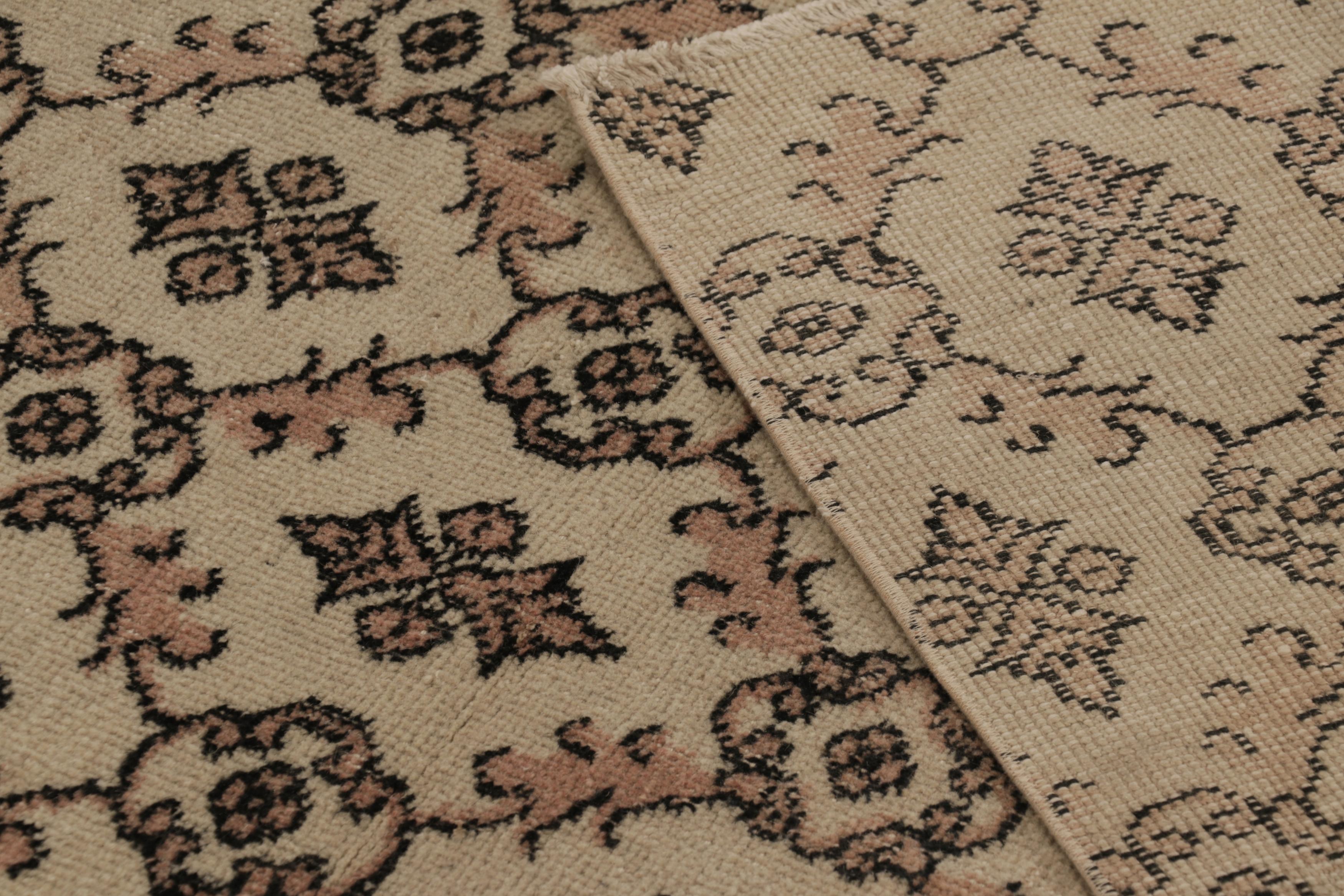 Türkischer Vintage-Läufer, braun mit geometrischen Mustern - Rug & Kilim im Angebot 2