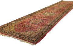 1940's Turkish Kayseri Carpet Runner with Traditional Style