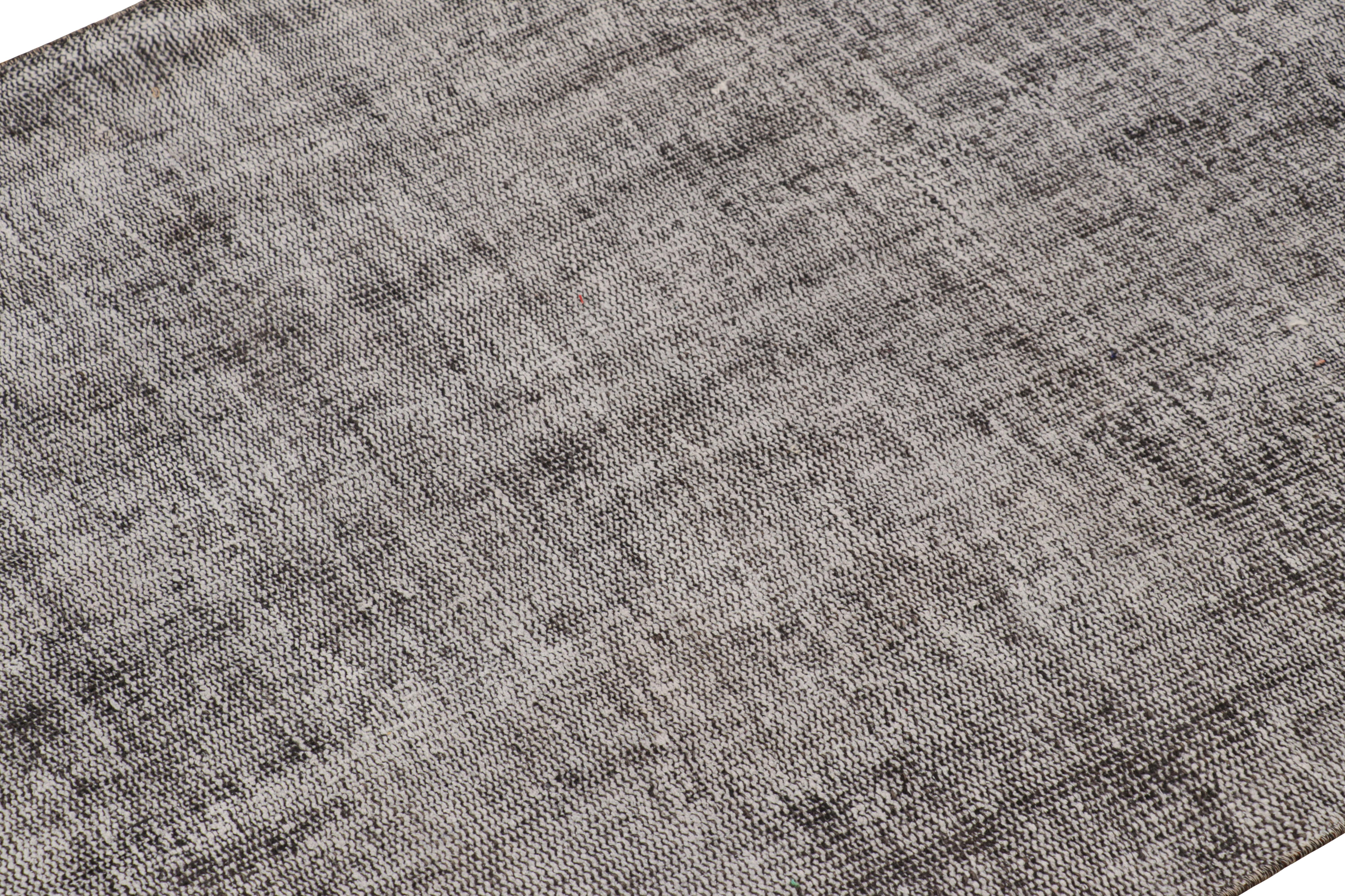 Hand-knotted in wool, this 3x6 vintage Turkish runner is from that collection of mid-century rugs with antique washes giving them that old-world, almost distressed look to them.  

On the Design: 

Connoisseurs will admire this personal vintage