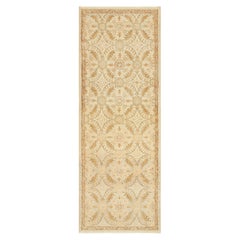Vintage Turkish Runner in Blue, with Herati Floral Patterns, from Rug & Kilim