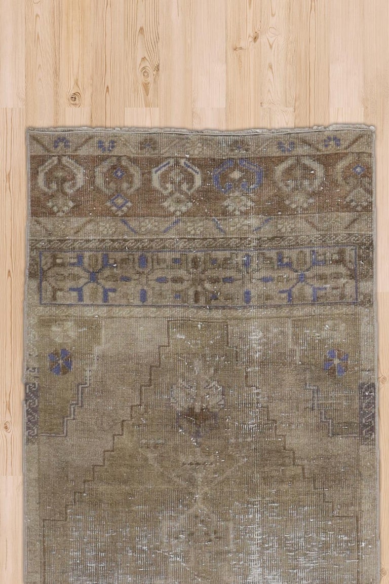 Vintage Turkish Runner Rug For Sale at 1stDibs