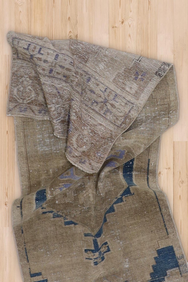 Vintage Turkish Runner Rug For Sale at 1stDibs