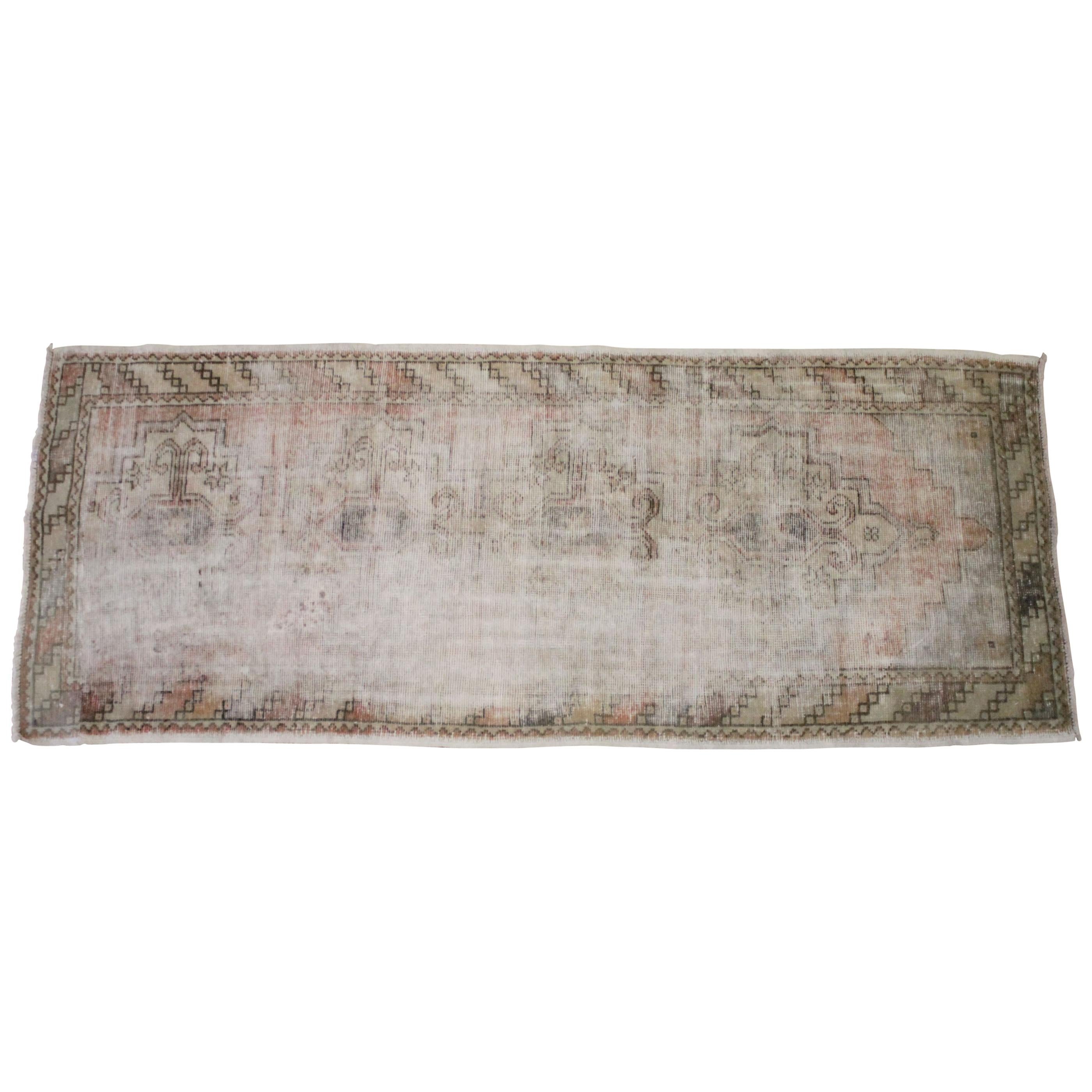 Vintage Turkish Runner Rug For Sale