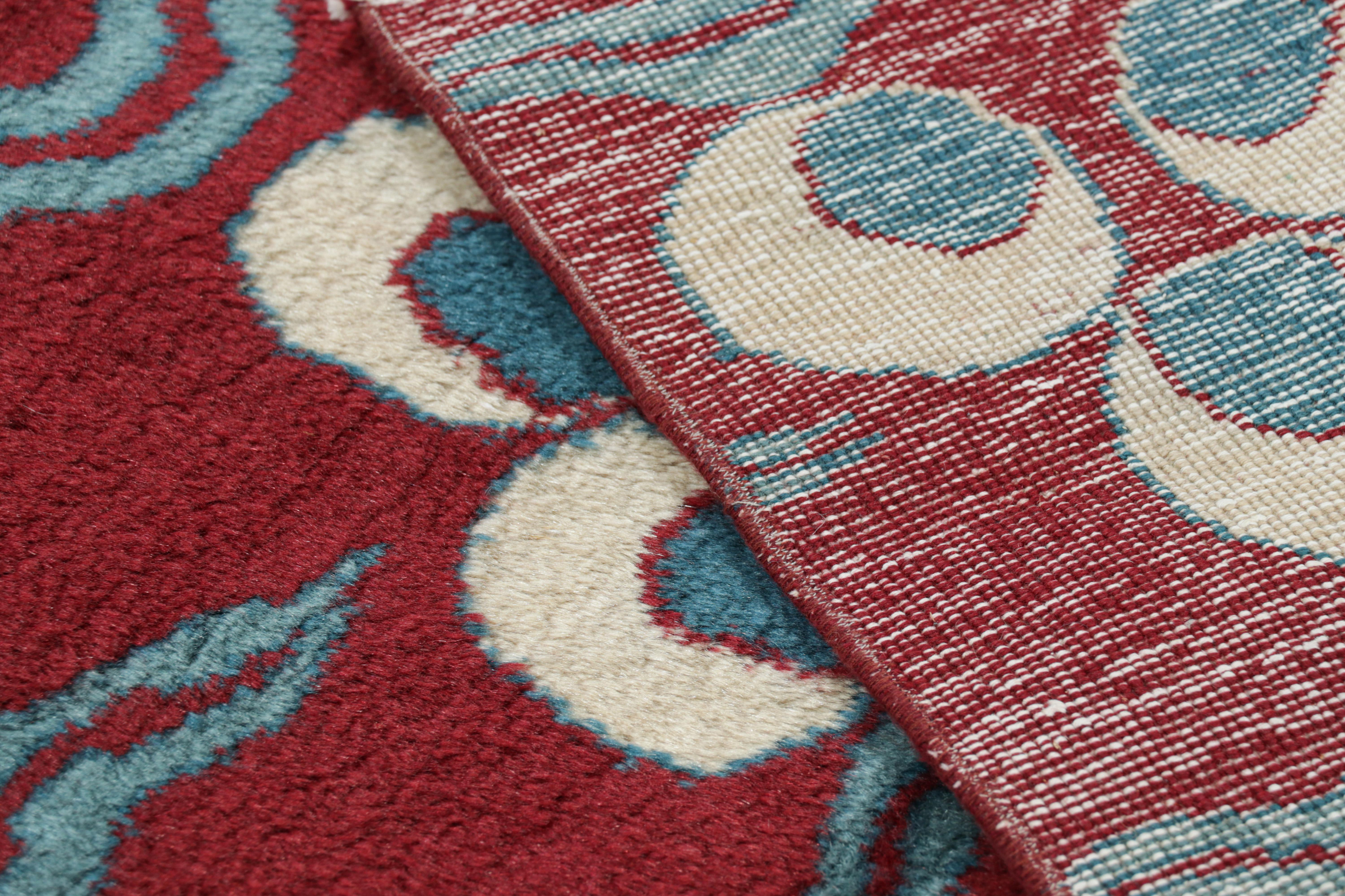 Vintage Turkish Runner Rug in Red with Chintamani Patterns, from Rug & Kilim For Sale 2