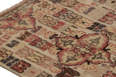 Vintage Turkish Runner Rug, Multi-Color Geometric Patchwork Pattern – Rug & Kil