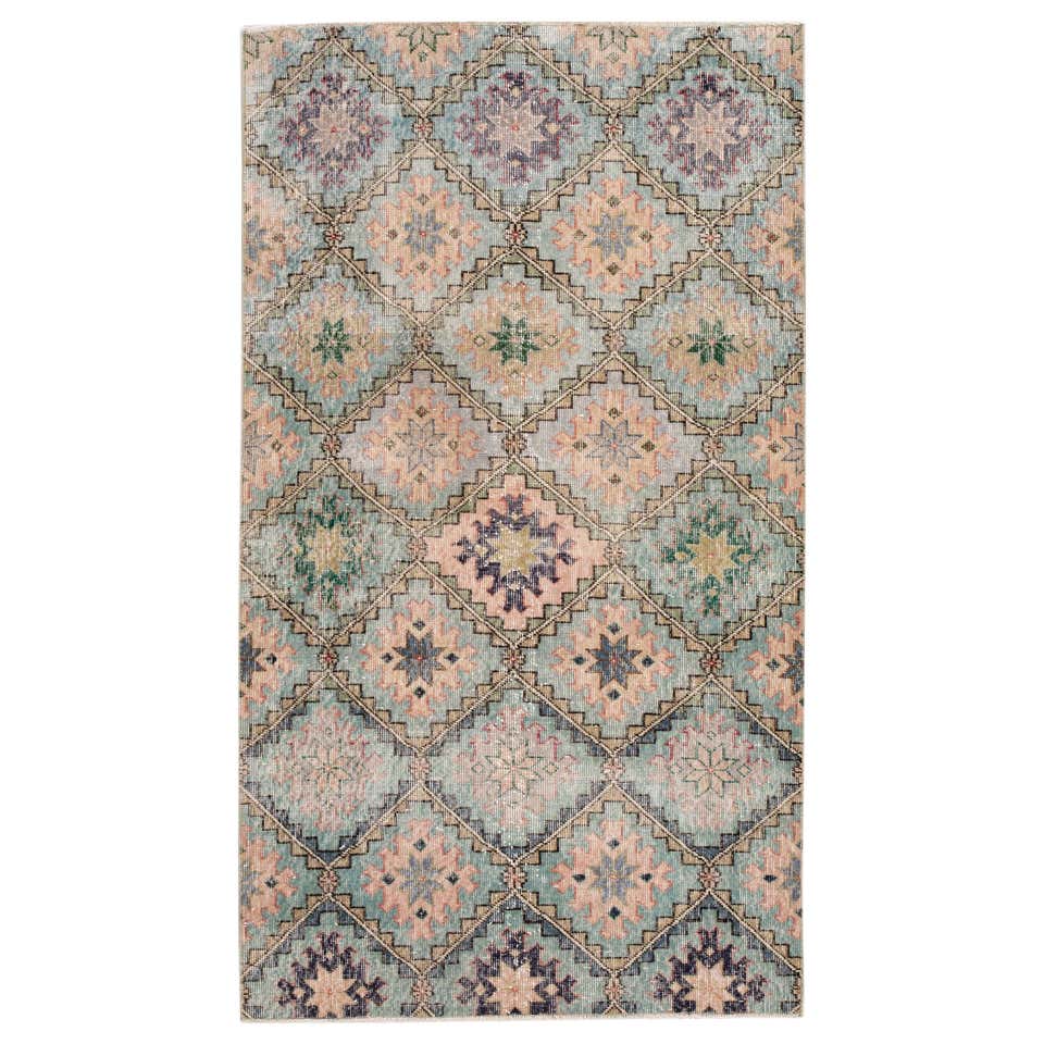 Vintage Turkish Anatolian Scatter Rug at 1stDibs