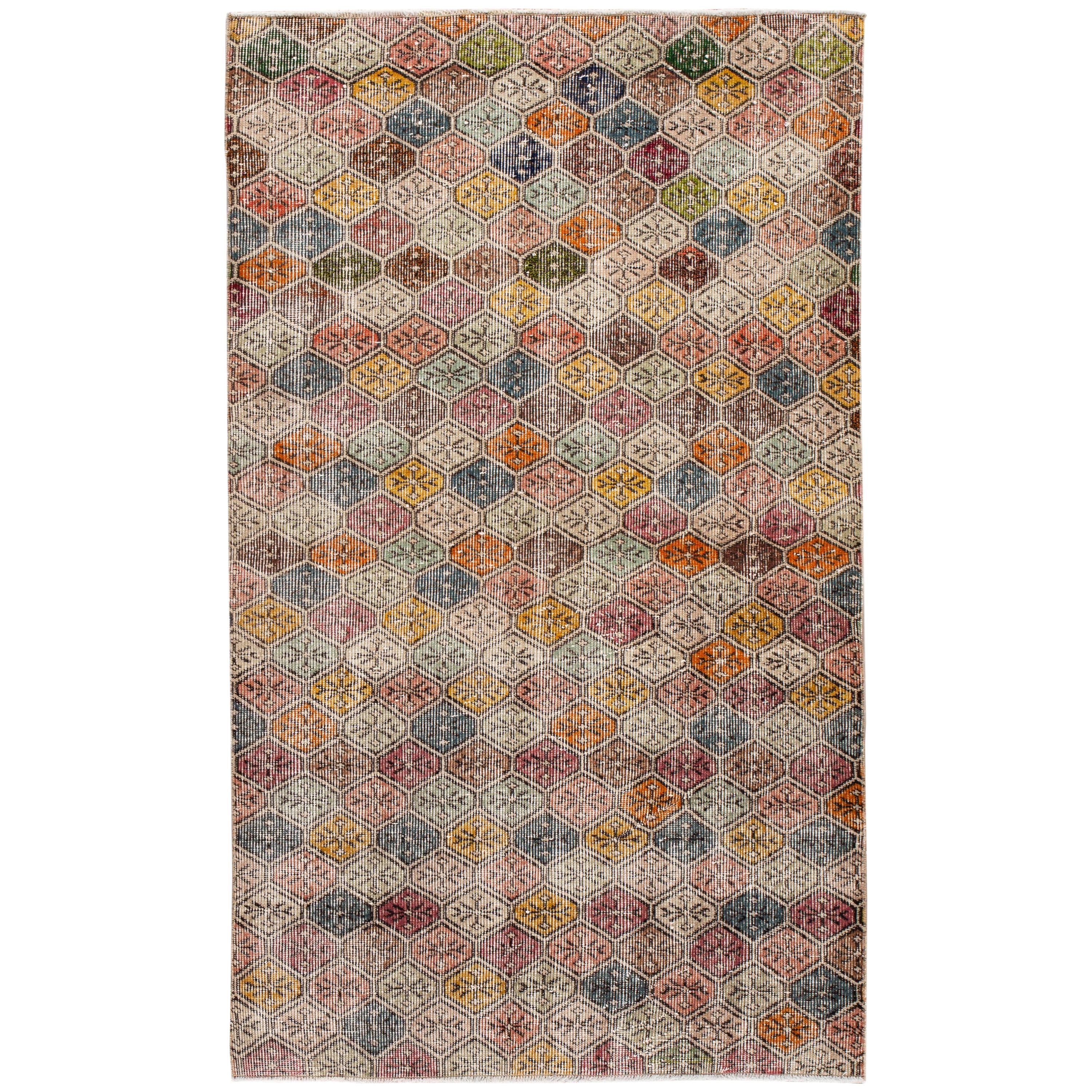 Tapis turc vintage en laine