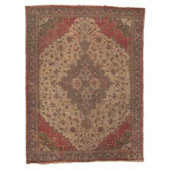 Antique Turkish Serapi Rug, Timeless Appeal Meets Rugged Beauty