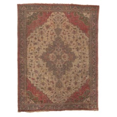 Vintage Turkish Serapi Rug, Timeless Appeal Meets Rugged Beauty