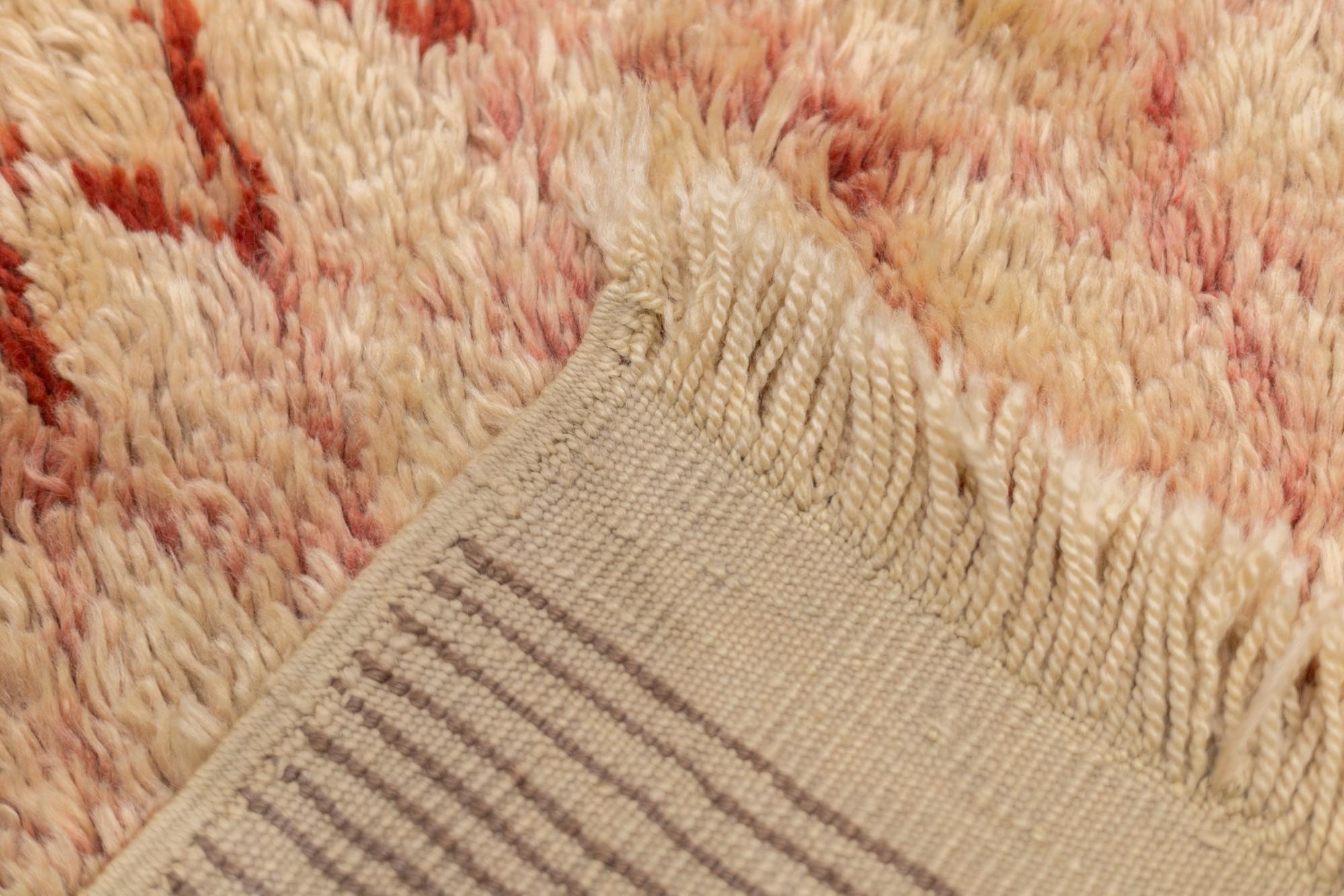Vintage Turkish Shag Rug 4'0