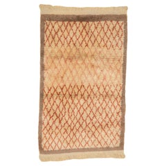 Türkischer Shag-Teppich im Vintage-Stil 4'0" x 6'3"