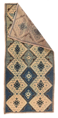 Vintage Turkish Short Runner 3'3'' x 6'11''
