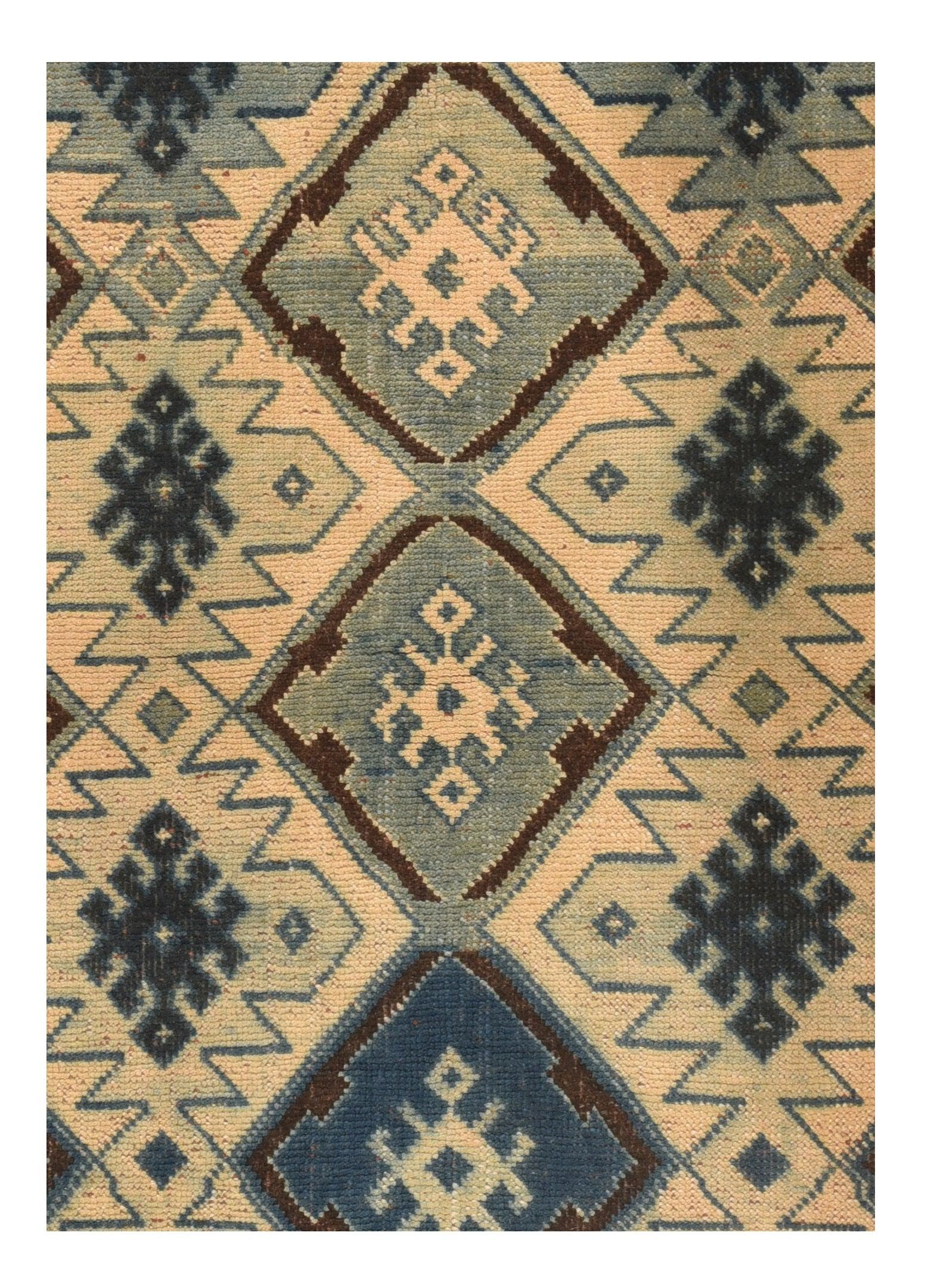 Tapis de couloir turc court vintage de 3'3'' x 6'11'' Bon état - En vente à New York, NY