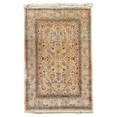Vintage Turkish Silk Hereke Rug 1.09m x 0.68m