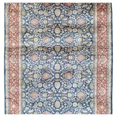 Türkischer Hereke-Teppich aus Seide im Vintage-Stil 1,55m x 1,12m