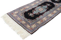 The Imperial Nocturne: A Vintage Turkish Silk Hereke Masterpiece of Opulence