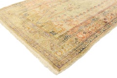 Vintage Turkish Sivas Prayer Rug with Pastel Hues