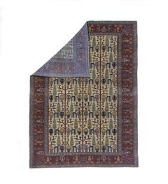 Vintage Turkish Sivas Rug 5'2" x 7'1"