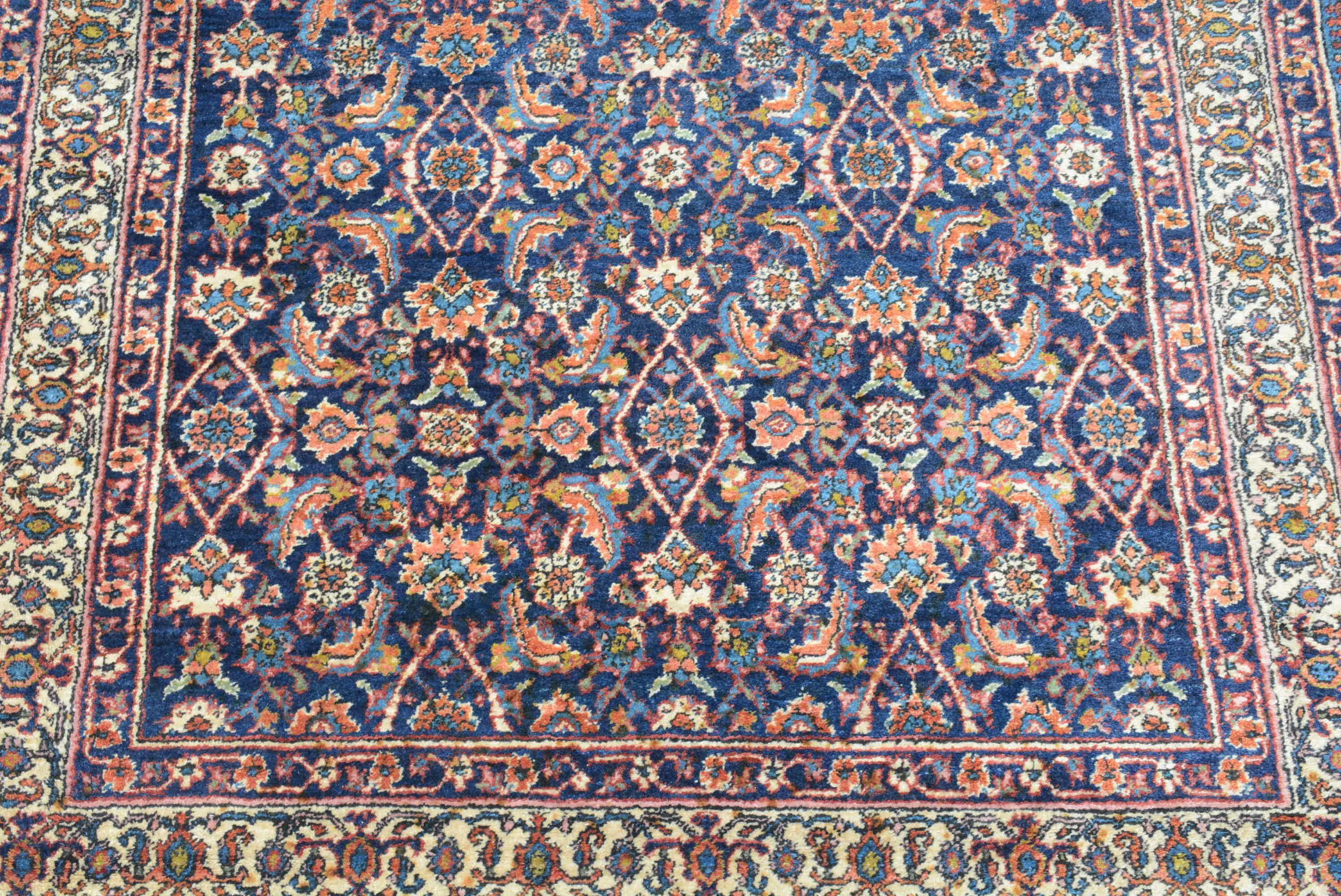 The town of Sivas in central Turkey is the easternmost carpet producing town in that country.  The rugs woven here usually have patterns that are based on those found in traditional Persian rugs and carpets.  These rugs are woven with symmetrical
