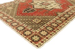 1950's Turkish Sivas Carpet with Traditional Style