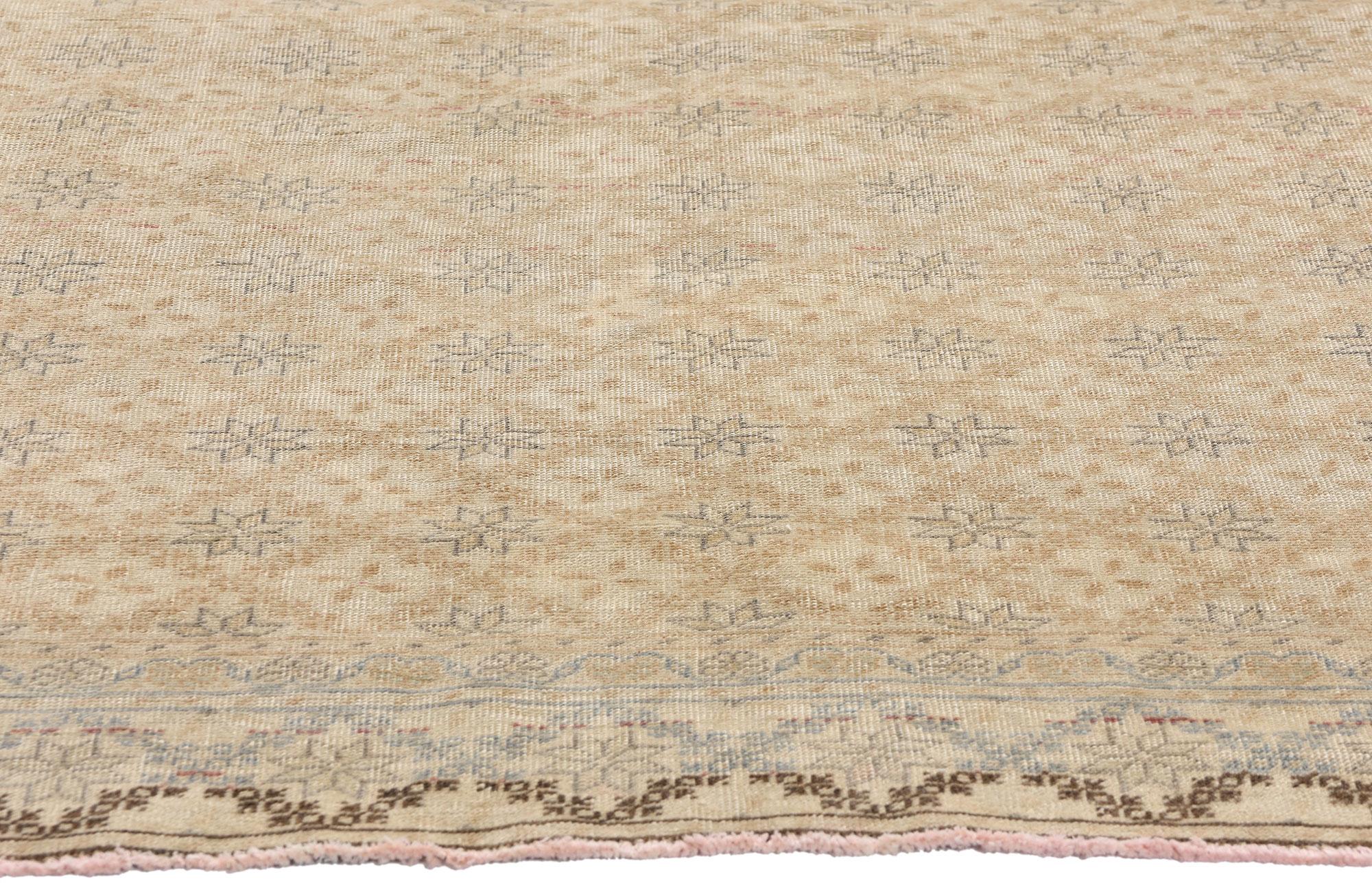 Türkischer Sivas-Teppich, Vintage (Handgeknüpft) im Angebot
